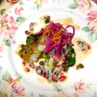 鱈のムニエル🩷白ワインミルクソースがけ|Mahinaさん