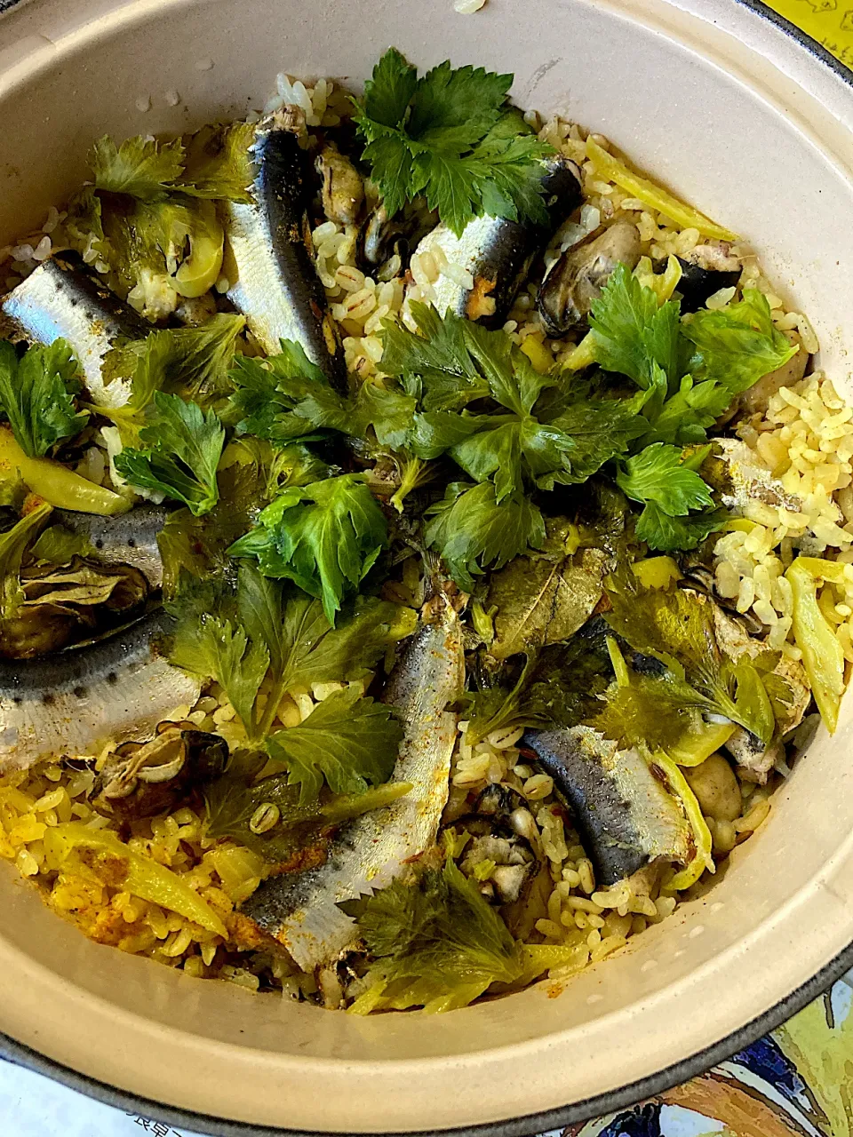 イワシのパエリア🥘|ジュンコ バイヤーさん