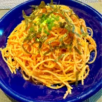 辛子明太子パスタ|タマチャンフーズさん
