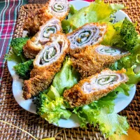 しそ巻きロース肉フライ|橘葵さん