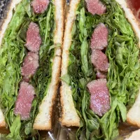 ステーキサンド|サンドウィッチ伯爵さん