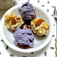 KALDIモンブランと紫芋ホイップのおやつ|makamokaさん