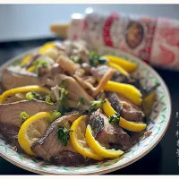 鰹の柚香蒸し🐟