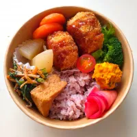 メンチカツのお弁当