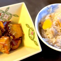 大学いも✴︎栗きのこごはん✴︎|maricomさん