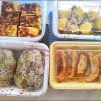 Guuママさんの料理 キャベツの甘みが旨っ♡キャベツとツナの炊き込みご飯、他、3品両親へ作りました!!🤗