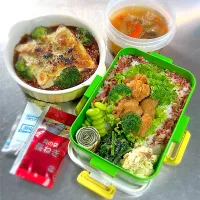 R7.12/6 ㈰   ·͜·♡ 今日のお弁当 👨🏻‍🍳| hamakoさん