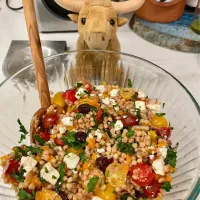 2025/12/5   地中海風パールクスクスのサラダ　Mediterranean Pearl Couscous Salad