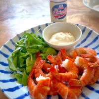 🇪🇸 Gambas Cocidas（ ガンバス・コシーダス）エビの塩茹| くまちゃんさん