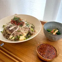 豚豆腐蕎麦セット|pontalさん