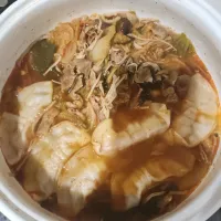 餃子キムチ鍋|さきさん