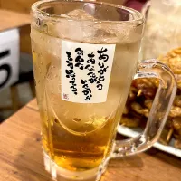 伝串にて梅酒のソーダ割り🥤|モモ&ハーブmama🐰🐹🐢🐠🦐❤️さん