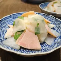 大根とハムの白だし和え|古尾谷りかこさん