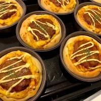 たまごハンバーグパン|みきさん