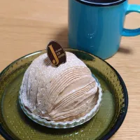 高円寺・パティシエ　ジュン　ホンマのくじら山のモンブランとコーヒー|すーさん