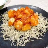 エビチリ＆揚げ春雨| あゆみ│ハレシピさん