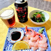 【つまみ】アカスエビのお刺身|シュビラさん