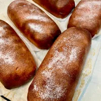 粉糖振る前のいちご🍓シュトーレン💕