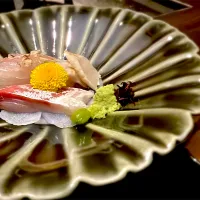 愛媛の鯛　高知の鰤ヒラ　讃岐でんぷく　泡醤油|Nobuko  Kawanishiさん