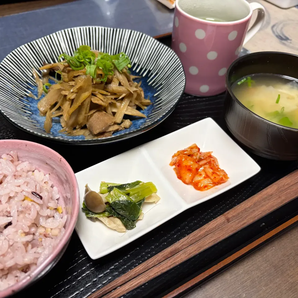 豚肉とごぼうのしぐれ煮|いのっちさん