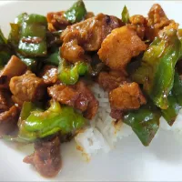 Dinner screw peppers with pork belly stirfry😋😍🐷🌶️🌶️🌶️|🍒lynnlicious🍒さん
