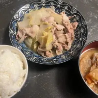 豚肉と白菜のポン酢蒸し|たこさん