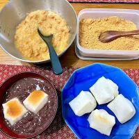 餅が食べたくて､､､ぜんざい・おろし納豆・きなこ|おさむさん