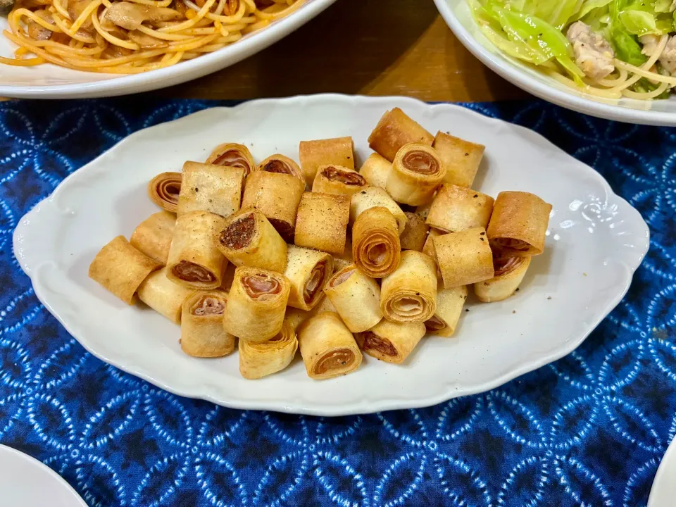 生ハムくるくる春巻き〜酒がすすむー|おさむさん