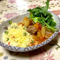 牛肉🥩とトマト🍅のクスクス🤭|Mahinaさん