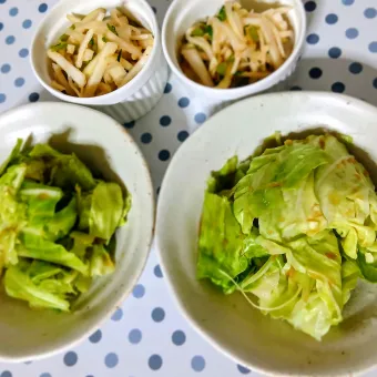 Snapdishの人気料理写真:浅漬け&和え物(｡-∀-)♪