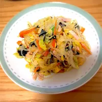 キャベツと韓国海苔入り春雨サラダ|狛犬さん