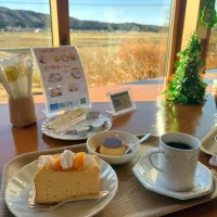 #プリン&シフォンケーキのドリンクセット500円|𝕜𝕪𝟙𝟘𝟚𝟘𝟙𝟠さん