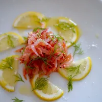 生桜エビのカルパッチョ