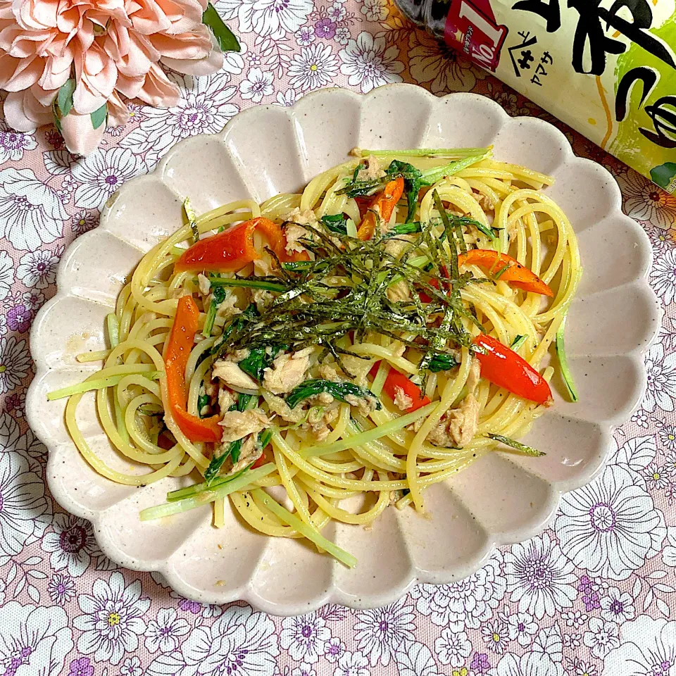 水菜とツナの和風パスタ✨|ringonamaさん