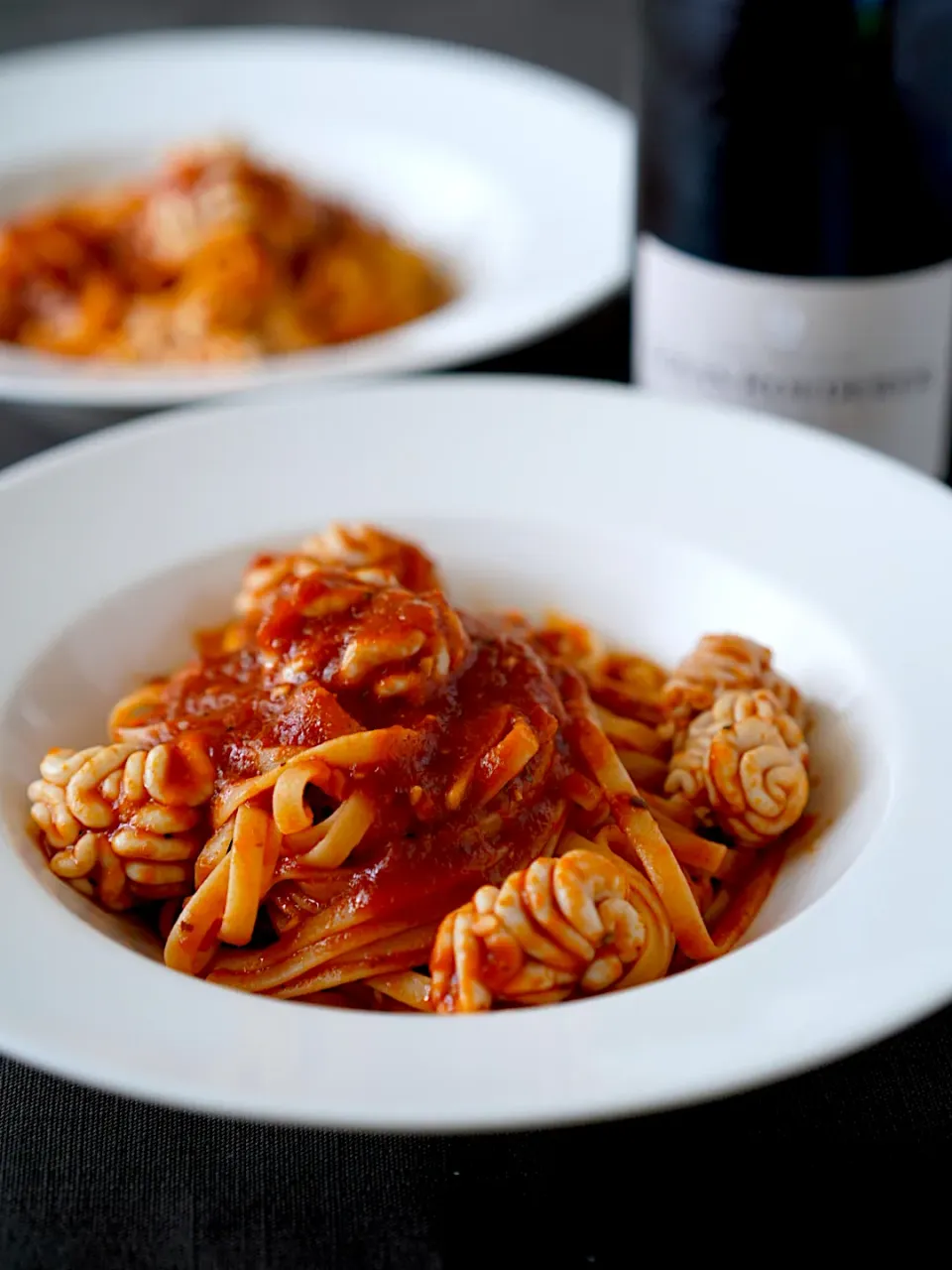 白子のトマトパスタ|てつやさん