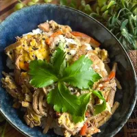 鶏むねのきんぴら卵とじ丼|MAPITEEさん