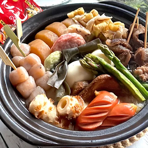 「だしの素　80g」を使ってみたSnapdishの料理・レシピ写真:おでん🍢 ~だしの素