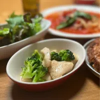 12/6の夕食　鶏むねブロッコリー炒め|yoneさん