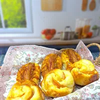 ウインナーパン＆ハムチーズ巻きパン|アッキーさん