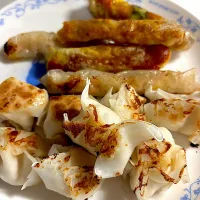 焼き小籠包とライスペーパーかぼちゃチーズ巻き|たまちゃんさん