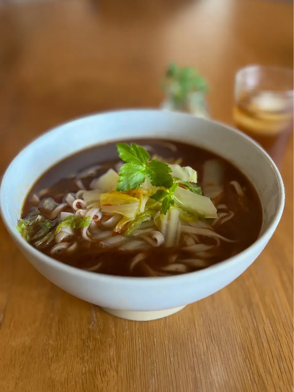 12/7の昼食　胡麻味噌酸辣湯麺|yoneさん