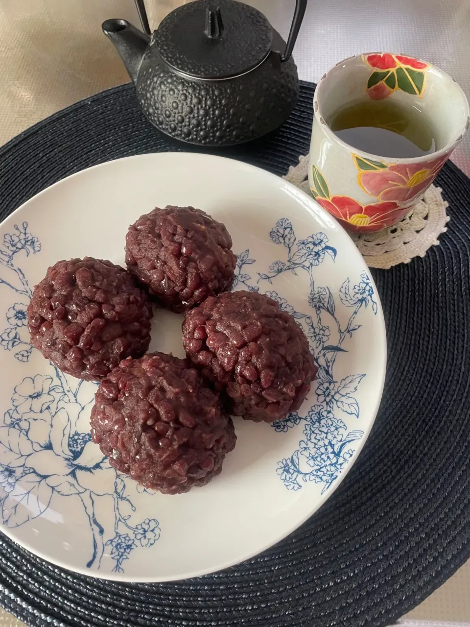 おはぎと美味しいお茶|めんちゃんさん