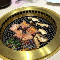 肉厚しいたけ and Salted Kurobuta Pork|skyblueさん