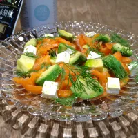 アボカドとスモークサーモンのサラダ| 古尾谷りかこさん