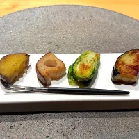 ⑭12月5日・［鶏のコース］・季節の野菜😊✨|山勝さん