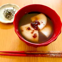 ふわもち丸餅で、ほっとお汁粉時間