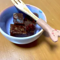 柚子の中に入れた羊羹の残り❤️|さくたえさん