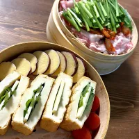 豚キムチ 厚揚げチーズ蒸籠|gohan♡さん