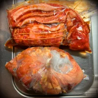 叉焼と鶏はむ|kuragemarさん