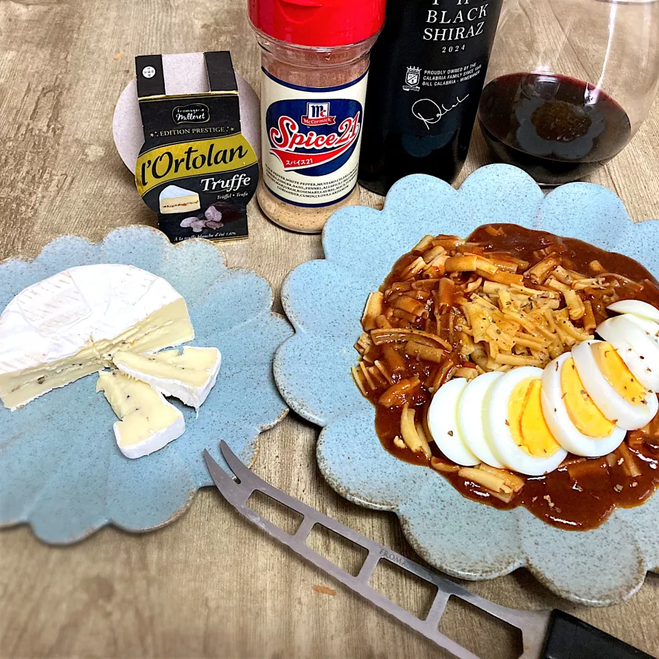 ＊Zenbショートパスタ✖️トリュフ入りチーズ✖️シラーズ|tukkyさん